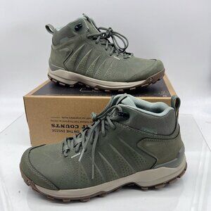 Oboz Sypes Mid Women’s Mid Hike Trail Sneakers Boots Leather B-Dry Thyme US 10